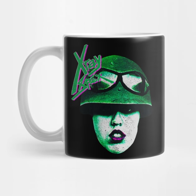 Retro X-ray spex poly styrene tribute by Polaroid Popculture